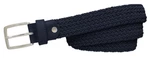 Alberto Basic Braided Womens Navy 95 cm Cinturón