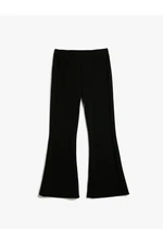 Koton Pants - Black - Wide leg