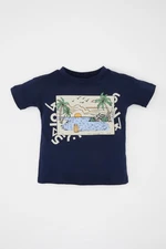 DEFACTO Baby Boy Printed Short Sleeve T-Shirt