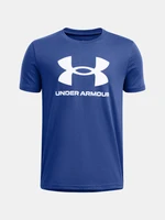 Under Armour UA B Sportstyle Logo SS Triko dětské Modrá