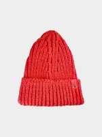 Dámska čiapka typu beanie - červená