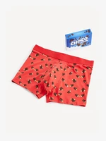 Celio Choco Boxerky Červená