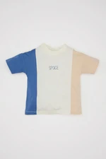 DEFACTO Baby Boy Color Blocked Short Sleeve T-Shirt