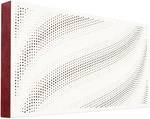 Mega Acoustic FiberPRO120 Tangens White/Dark Red Pannello in legno assorbente