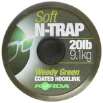 Korda návazcová šňůrka n-trap soft green 20 m - nosnost 30 lb / 13,6 kg