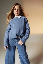 DEFACTO Girl's Crew Neck Sweater