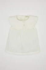 DEFACTO Baby Girl Big Collar Sleeveless Blouse