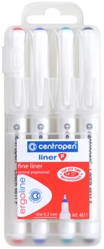 Centropen Linery 4611, sada 4 barev