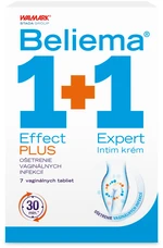 BELIEMA Effect PLUS 7 vaginálních tabliet + Expert Intim krém 30 ml