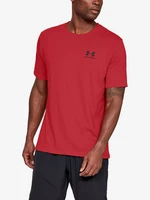 Under Armour UA M Sportstyle LC SS Triko Červená