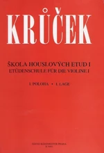 Václav Krůček Škola husľových etud I Noten