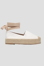 Espadrilky Answear Lab bílá barva, na platformě