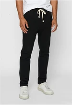 Eco-friendly sweatpants with low crotch black