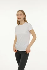 Lumberjack W-CT123 BASIC  PES C NECK WHITE Woman Sleeve T-Sh