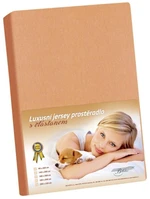 Jersey s elastanom prestieradlo 120x200 307 lososová KL7