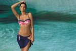 Marina Blu Scuro M-290 navy swimsuit blue-red (118) As in the picture