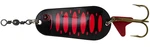 Dam blyskáč effzett standard spoon uv fluo red black - 3,2 cm 6 g