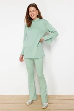 Trendyol Mint Diver/Scuba Knitted Two Piece Set