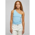 Women's asymmetrical top balticblue