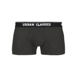 Men's Boxer Shorts Double Pack Black/Charcoal