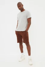 Trendyol Brown Men's Regular/Real Fit Shorts