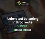 Animated Lettering in Procreate Alpha Academy Code