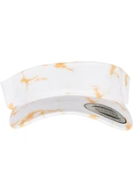 Batik Curved Visor Cap Orange/White