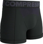 Compressport Seamless Boxer M Black/Grey M Intimo da corsa