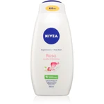 NIVEA Rose & Almond Oil hydratačný sprchový gél 650 ml