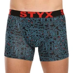 Pánské boxerky Styx long art sportovní guma doodle