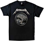 Metallica Camiseta de manga corta Black Album Poster Black M