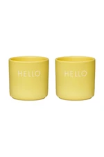 Sada sklenic na vejce Design Letters Yello Hello 2-pack