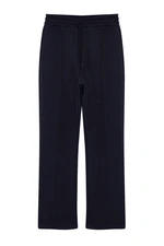 Trendyol Navy Blue Regular/Straight Cut Stitch Detailed Sweatpants