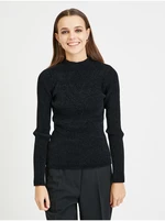 Black Women's Ribbed Sweater Guess Rita - Women