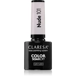 Claresa SoakOff UV/LED Color Nude gélový lak na nechty odtieň 101 5 g