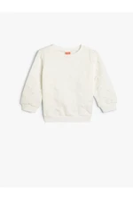 Koton Basic Textured Sweatshirt Crew Neck Long Sleeve