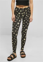 Women's soft leggings AOP blacksun