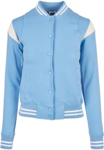 Women's inset College Sweat Jacket clearwater/whitesand