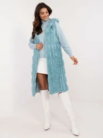 Mint women's eco-fur vest