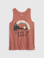 GAP Children's tank top organic rainbow - Girls