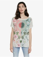 Beige T-Shirt Desigual TS Copenhagen - Women