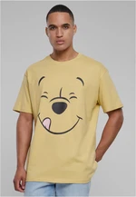 Disney 100 Winnie the Pooh Face Oversize Men's T-Shirt Yellow