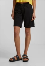 Women's Organic Cotton Bermuda Shorts - Black