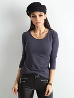 Graphite Cotton Blouse