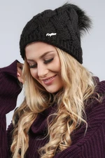 Black winter hat