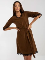 Dress-LK-SK-507871.32P-brown