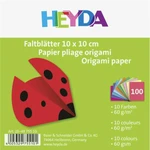 HEYDA Papíry na origami 10 x 10 cm ( 100 ks )