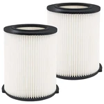 2 Pack Wet/Dry Vacuum Filter VF4000 For Ridgid Vacs 5-20 Gallon, VF4000 Filter Replacement Parts For Husky 6-9 Gallon Vacuum