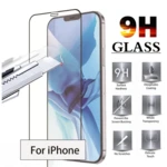 1PC Tempered Glass Protective Screen Protector Phone Screen Film For iPhone 11 Pro Max 12 13 Mini 14 Plus