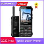 2023 New CONQUEST F3 Unlocked 4G Dual SIM Rugged Mobile Phone Keyboard Support Cellphones with Strong Flash